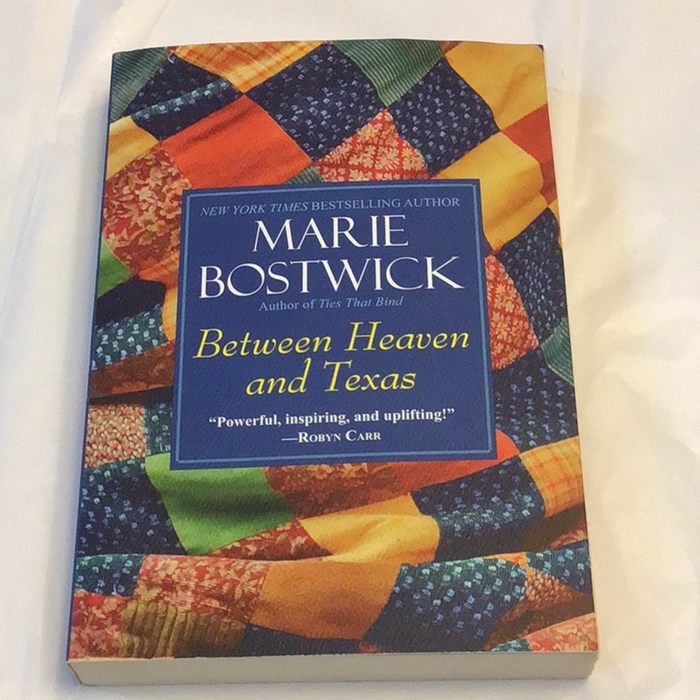 ⛱️2/$5⛱️ sale!- Between Heaven & Texas, Marie Bostwick,NY Times best selling